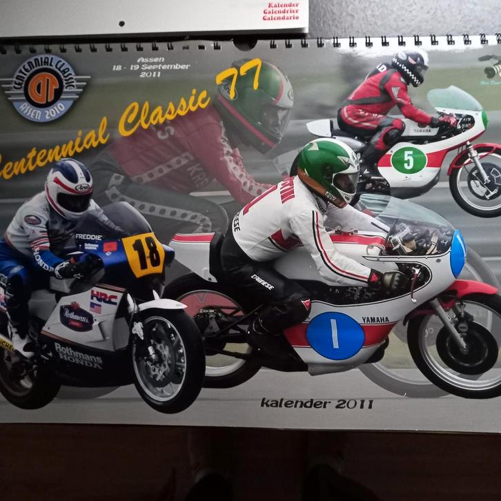 Centennial Classic kalender 2011, Verzamelen, Automerken, Motoren en Formule 1, Zo goed als nieuw, Motoren, Ophalen of Verzenden