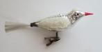 Oude Kerstbal: Vogeltje 10 ( witte sneeuw vleugels ), Ophalen of Verzenden