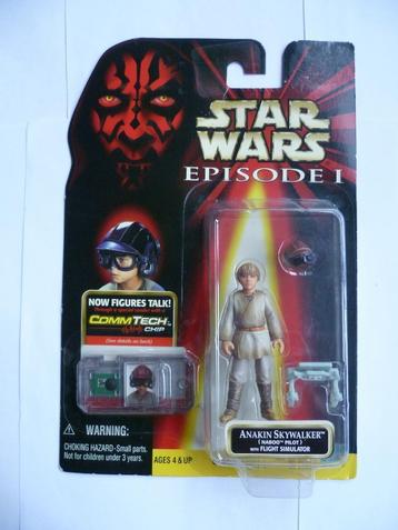 STARWARS EPISODE 1"ANAKIN SKYWALKER"MET COMMTECH CHIP1999 beschikbaar voor biedingen