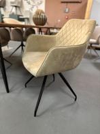 6x stoel champagne - 6x stoel draaibaar - 6x stoel beige, Ophalen, Nieuw, Vijf, Zes of meer stoelen