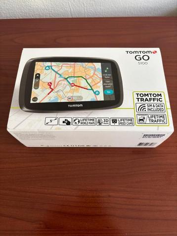 Tomtom Go 5100 World lifetime kaart, traffic en flitsers beschikbaar voor biedingen