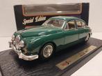 Jaguar MKII saloon donker groen 1959 Maisto metal 1:18 KRD, Ophalen of Verzenden, Zo goed als nieuw, Maisto