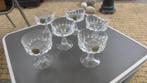 6 x louvre Cristal D' Arques Durand coupés vintage, Ophalen of Verzenden