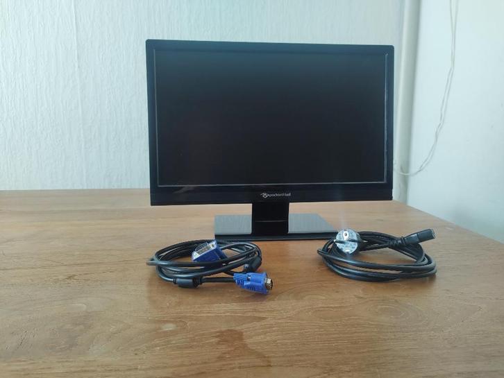 19 inch monitor packard bell Viseo 190 W VGA poort en kabel, Computers en Software, Monitoren, Gebruikt, 61 t/m 100 Hz, VGA, Overige typen