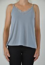 blauwe top xs, dameskleding xs, 34,h&m top xs, singlet xs,, H&M, Blauw, Nieuw, Ophalen of Verzenden
