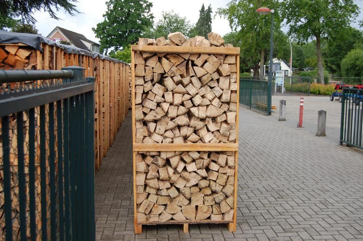 Zo goed als droog essen haardhout, Tuin en Terras, Haardhout, Blokken, Essenhout, 6 m³ of meer, Ophalen