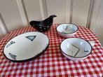 Vintage snackschaaltjes met mooie motieven., Ophalen of Verzenden, Huis en Inrichting