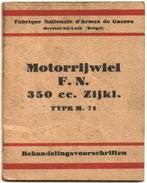 FN Herstal M 71 Behandelingsvoorschriften manual (7604z), Ophalen of Verzenden, Overige merken