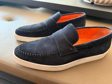 Santoni loafer blauw maat 44 (nieuw) beschikbaar voor biedingen