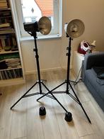 Professionele studio flitser set, Ophalen, Gebruikt, Complete fotostudio