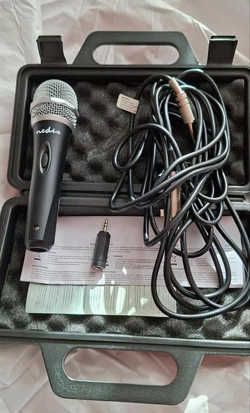 Nedis Condensator Microfoon zo goed als nieuw - Studio/Zang beschikbaar voor biedingen