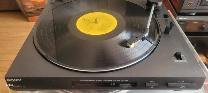Sony Stereo  PS LX  62 - Vol- automatische Platenspeler, Audio, Tv en Foto, Platenspelers, Zo goed als nieuw, Sony, Ophalen