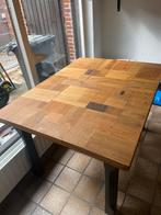 Houten tafel, Huis en Inrichting, 50 tot 100 cm, Rechthoekig, Vier personen, Zo goed als nieuw