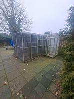 Vogel vollieré 5 rennetjes met sluis, Ophalen, Hout, Vogelkooi