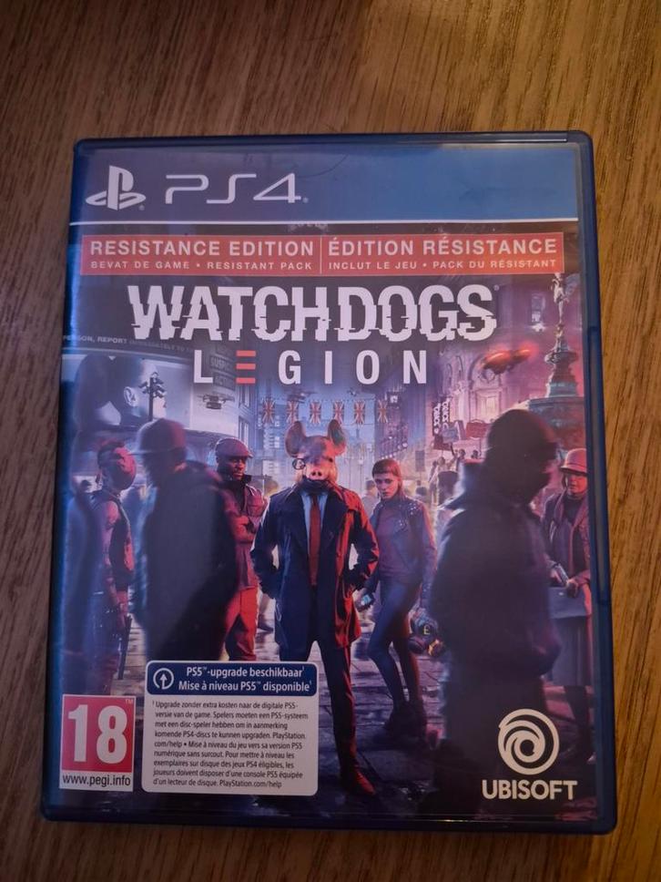 Watch Dogs Legion PS4 - Resistance Edition, Spelcomputers en Games, Spelcomputers | Sony PlayStation 4, Zo goed als nieuw, Original