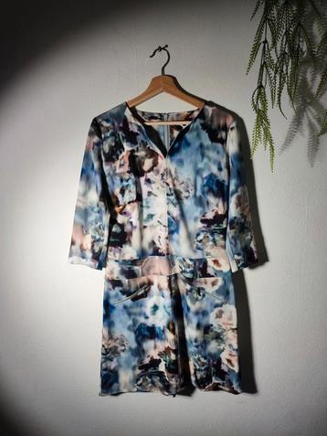 Caroline Biss Jurk Maat 40 meerkleurig 3/4 mouw Apart model beschikbaar voor biedingen
