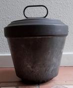 Oude bakvorm met deksel, poffert vorm, tulband, brocante, Huis en Inrichting, Keuken | Potten en Pannen, Ophalen of Verzenden