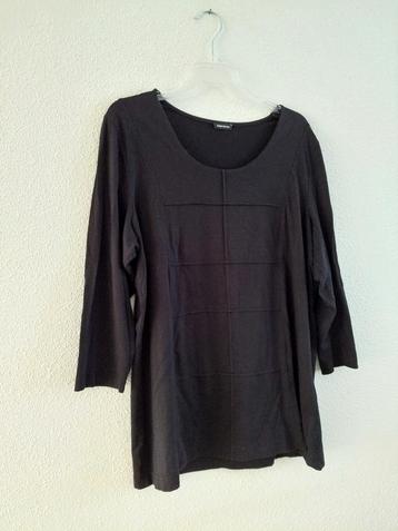 Blouse L.74cm Gerry Weber L zwart katoen/viscose 2xGedragen  beschikbaar voor biedingen