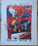 Litho- Herman Brood - John  Lennon 1993 Gesigneerd, Ophalen of Verzenden