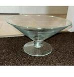 Glazen schaal, Huis en Inrichting, Woonaccessoires | Schalen en Manden, Ophalen of Verzenden, Zo goed als nieuw, Rond, Glas