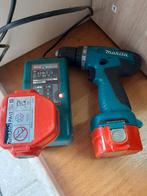 accuboormachine makita, Doe-het-zelf en Verbouw, Gereedschap | Boormachines, Ophalen, Gebruikt, Boor- en Schroefmachine, Variabele snelheid