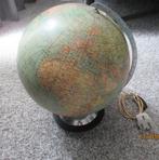 WERELDBOL/GLOBE GLAS -OESTERGAARD -COLUMBUS DUO ERDGLOBUS, Ophalen, Verlicht