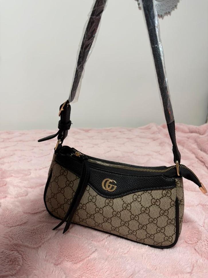 Gucci Ophidia Bag, Sieraden, Tassen en Uiterlijk, Tassen | Schoudertassen, Nieuw, Overige merken, Bruin, Leer, Ophalen of Verzenden