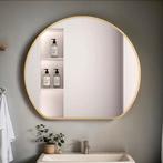 Grote Gouden spiegel 50 a 60 cm breed, Huis en Inrichting, Woonaccessoires | Spiegels, Rond, Nieuw, Ophalen of Verzenden, Minder dan 100 cm