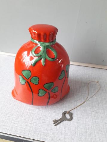 Vintage Spaarpot met Sleutel - Topstaat! beschikbaar voor biedingen