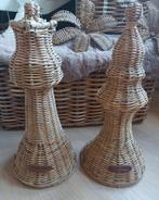 Riviera maison rattan decoratie schaakstuk 2x, Ophalen of Verzenden, Nieuw