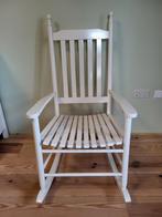 Schommelstoel, Ophalen, Wit, Zo goed als nieuw, Eén