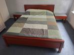 Tweepersoons bed van kersenhout, Ophalen, Zo goed als nieuw, Tweepersoons