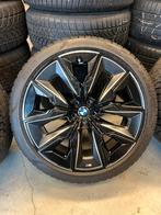 21” Originele BMW 7 Serie I7 Winterset Pirelli 909M, Ophalen, Gebruikt, 255 mm, Banden en Velgen