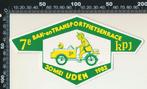 Sticker: Bak en Transportfietsenrace - 1982 - KPJ - Uden (2), Ophalen of Verzenden, Zo goed als nieuw, Bedrijf of Vereniging