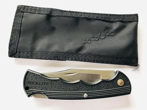 Buck Bucklite 422 BK Black 1988 Finger Groove Hunters Lockba, Caravans en Kamperen, Kampeergereedschap, Nieuw, Ophalen of Verzenden