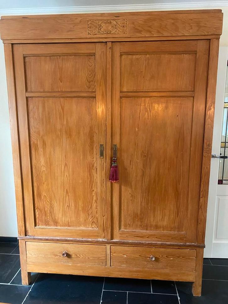 Grenen Kast, Huis en Inrichting, Kasten | Buffetkasten, Gebruikt, 200 cm of meer, 50 tot 100 cm, 50 tot 75 cm, Met lade(s), Grenenhout