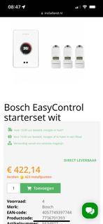 Bosch thermostaat en radiatorknoppen Easy Control, Doe-het-zelf en Verbouw, Slimme thermostaat, Zo goed als nieuw, Verzenden