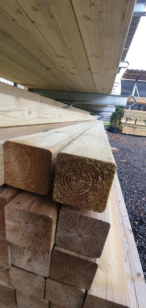 NIEUWE tuinpalen geimpregneerd tevens tuinplanken, Tuin en Terras, Palen, Balken en Planken, Nieuw, Palen, 250 cm of meer, Ophalen