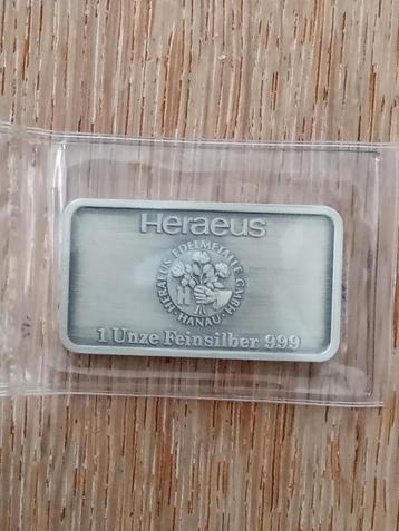 1 Oz 999 zilver Heraeus 'stad Paderborn' antique finish beschikbaar voor biedingen