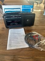 Cosmel vintage am/fm cassette recorder - als nieuw!, Ophalen of Verzenden, ., ., .