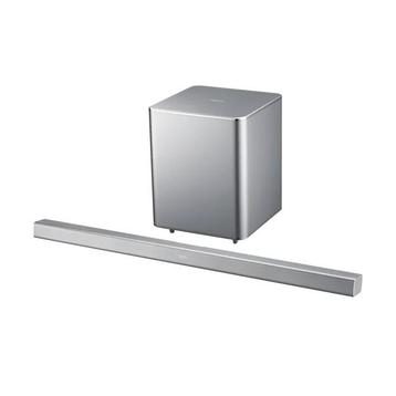 Samsung HW-F551 Soundbar met draadloze subwoofer | Zilver beschikbaar voor biedingen