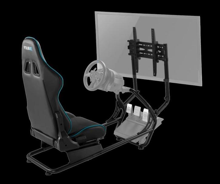 Sim Racing Setup - Raceseat met TV beugel en Logitech G923, Spelcomputers en Games, Spelcomputers | Overige, Gebruikt, Ophalen