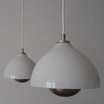 Hanglamp 2st  (Matglas), Huis en Inrichting, Lampen | Hanglampen, Ophalen of Verzenden, Zo goed als nieuw, Glas, Minder dan 50 cm