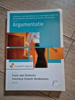 Francisca Snoeck Henkermans - Argumentatie, Boeken, Ophalen of Verzenden, Zo goed als nieuw, Francisca Snoeck Henkermans; Frans van Eemeren