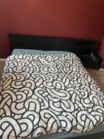 Bed met nachtkastje, Huis en Inrichting, Slaapkamer | Bedden, Ophalen, Tweepersoons, Hout, 160 cm