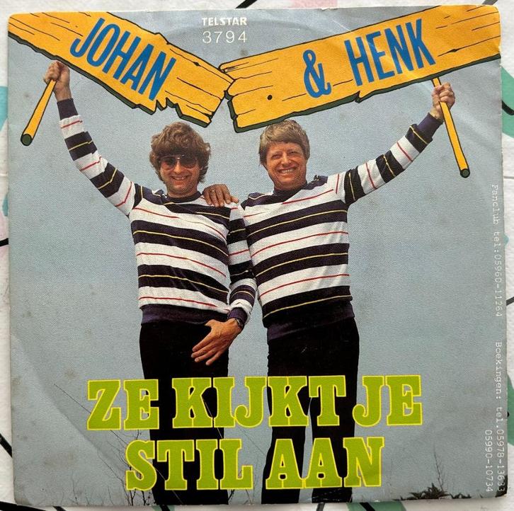 Johan & Henk (Telstar)., Cd's en Dvd's, Vinyl Singles, Gebruikt, Single, Nederlandstalig, 7 inch, Verzenden