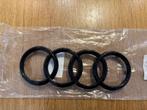 Audi Logo Zwart Voorzijde A3 A5, Ophalen of Verzenden, Gebruikt, Audi