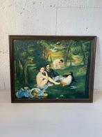 Manet replica pinguin le dejeuner sur l’herbe, Ophalen of Verzenden