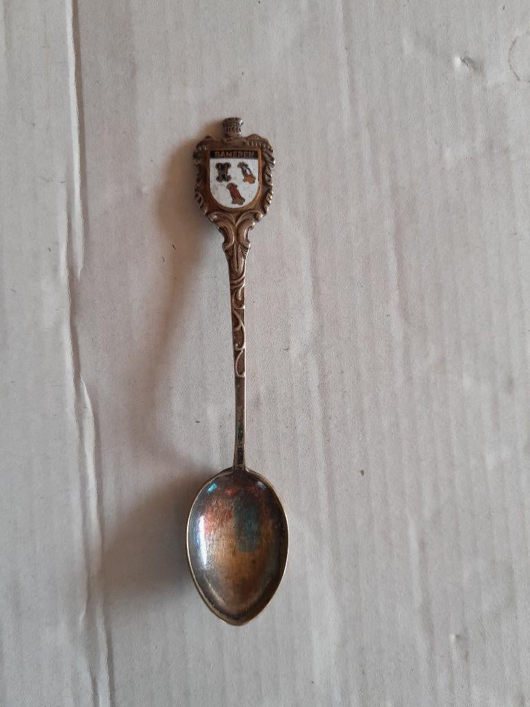 klein lepeltje wapen gameren 1925-1955, Huis en Inrichting, Keuken | Bestek, Ophalen of Verzenden, Gebruikt, Rvs of Chroom