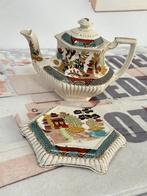 Antiek 1900 Gater Hall & Co Theepot porselein thee-pot set, Antiek en Kunst, Antiek | Servies los, Ophalen of Verzenden